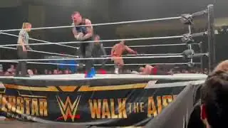 Kelvin Owens and LA Knight vs The Bloodline on A WWE Live Event