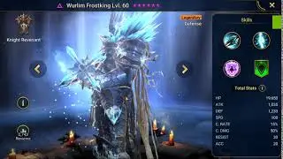 Raid Shadow Legends Hero Showcase Wurlim Frostkin lv 60