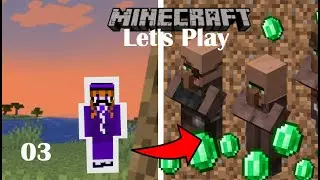 TRADING WITH VILLAGERS - Minecraft Let's Play ep 3