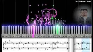 Pura-Pura Lupa || Mahen (ADR Music Tutorial Piano With Sheet Music, Not Balok)