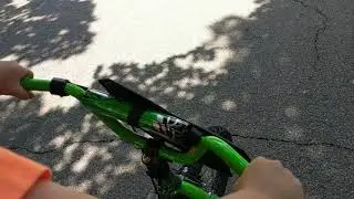 Sammy rides his bike solo for the first time!