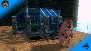 Green House building and Dire Bear taming | ARK  Mobile | [EP.20]