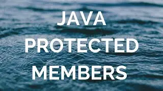 java protected members (manohar academy)