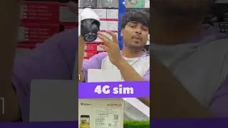 Cp plus 4G camera full features/ colour night vision/ two ways audio/ 4G sim supported/ 
