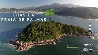 Conheça comigo as ILHAS que ficam na frente da PRAIA DE PALMAS, em Gov. Celso Ramos - SC - PARAÍSOS!