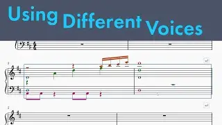 How to Add Different Voices - MuseScore tutorial