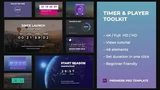 Timer & Player Toolkit / Countdown ▶▷ Premiere Pro Trends ◁◀