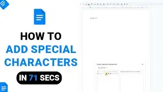 How to Add Special Characters on Google Docs [NEW]