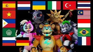 FNAF in different languages meme