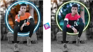 PicsArt - Creative Neon Light Photo Editing || Lightroom Photo Editing || Ghaus Editz