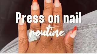 Press on nail routine at home that last