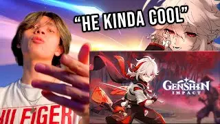 KAZUHA LAUNCH TRAILER REACTION! | Genshin Impact 1.6 (Kaedehara Kazuha: Moonlit Breeze)