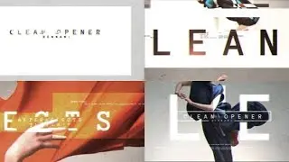 After Effects Template: Clean Dynamic Opener