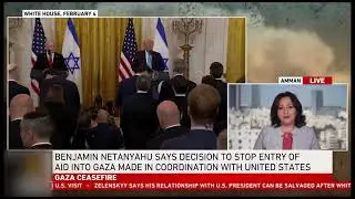 Israeli PM Benjamin Netanyahu says decision to stop entry of aid into Gaza