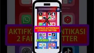 Cara Aktifkan Autentikasi 2 Faktor Twitter X #shorts #x #twitter #a2f #akuntwitter #akunx #viral