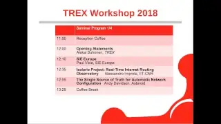 TREX Workshop 2018: Part 3