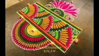 Floor Art Design Ideas for this Festive Floor #Rangoli