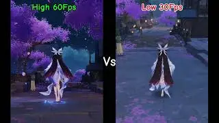 GENSHIN IMPACT | High 60Fps vs Low 30Fps