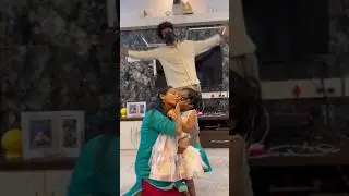 Vaa mazhaiya 😍 Family dance🕺#saanvikashree #shorts