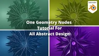 Easy & Simple Method To Create Complex Abstract Sci-Fi Structure in Eevee - Blender Tutorial