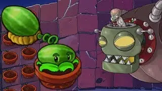 PLANTS VS ZOMBIES // PART 5 - ROOF (iOS Gameplay)