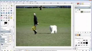 Gimp beginner's Project - remove a person from a photo using the clone tool