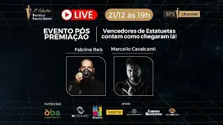 Evento pós premiação - Vencedores de Estatuetas contam como chegaram lá!