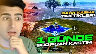 I ACHIEVE 900 POINTS IN 1 DAY! I AM BECOMING A CONQUEROR - PUBG MOBILE RANK INCREASING TACTICS