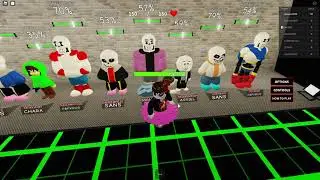 меня убивают Roblox режим битв с сансами