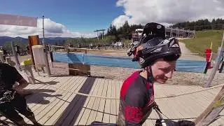 Disco Team shred bike park in Europe - POV