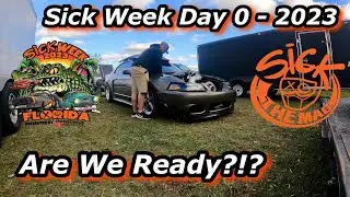 I AM BACK - MY FIRST UPLOAD IN 2023- Getting Teched In At Sick Week 2023 Day 0