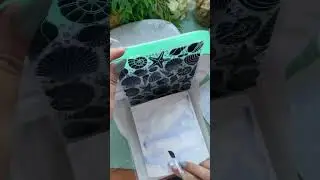 Создание тиснения с помощью красок от ТМ Творческие сказки #творчество #diy #craft #скрапбукинг