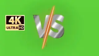 Versus Animation/ chroma  key - green screen effect 4k || green screen videos ||
