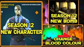 Season 12 Leaks Cod Mobile | Season 12 New Character, New Bomb, Change Blood Colour