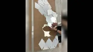 Декор задней панели стеллажа