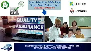 Java Selenium Projects with BDD, Cucumber, Page Object, Jenkins | QA Training | IT Expert System