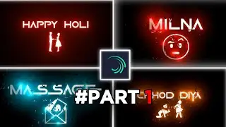 How to make a lyrics text video like brand creations in Alight motion #part1  || Technical Graphic |