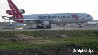 Martinair cargo MD-11F taxi Amsterdam Airport Schiphol (Schiphol Spot)