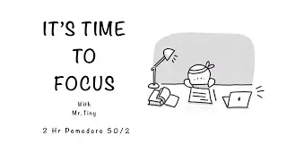 2-HOUR STUDY WITH ME | Pomodoro timer 2x50 | Study & Work | Deep Focus | Lofi ☕