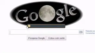 Google reproduz eclipse lunar em seu logotipo (completo)