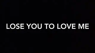 Selena Gomez- Lose You to Love Me (cover)