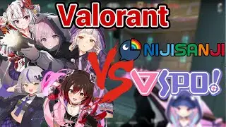 Hololive VS Nijisanji VS VSPO! Valorant Highlights!!!! Manji Gumi Dominating, Roboco Laplus Clutch!!