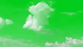 green screen awan bergerak