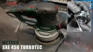 Замена подшипника на эксцентриковой шлифмашине Metabo SXE 450 TURBOTEC