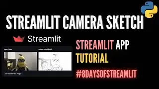 Streamlit Camera Input Pencil Sketch | 