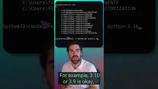 3D Python Environment Setup with Anaconda CLI 