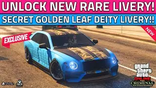 How To Get RARE Hidden Livery On Enus Deity in GTA 5 Online! How To Unlock Golden Leaf Secret Livery