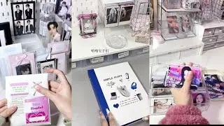 packing kpop photocards || asmr douyin tiktok compilation 🏹