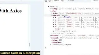 Javascript Axios Example to Fetch Dynamic Data From REST API With Pagination and Display in Browser