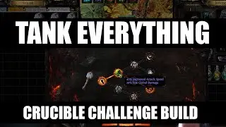 Path of Exile 3.21 - Tank EVERY Crucible monster /Simulacrum build.